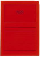 ELCO Sichtmappe Ordo A4 120g 100ST int.rot 29489.92 Classico Papier