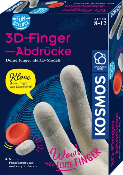 KOSMOS Experimentierset Fun Science 654221 3D-Fingerabdrücke