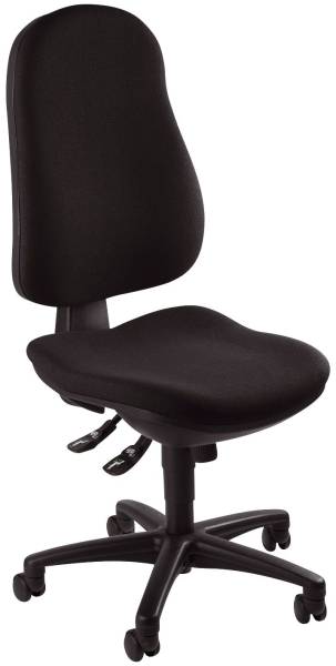 TOPSTAR Drehstuhl Support ohne AL SY schwarz 8550G20H weiche Rollen