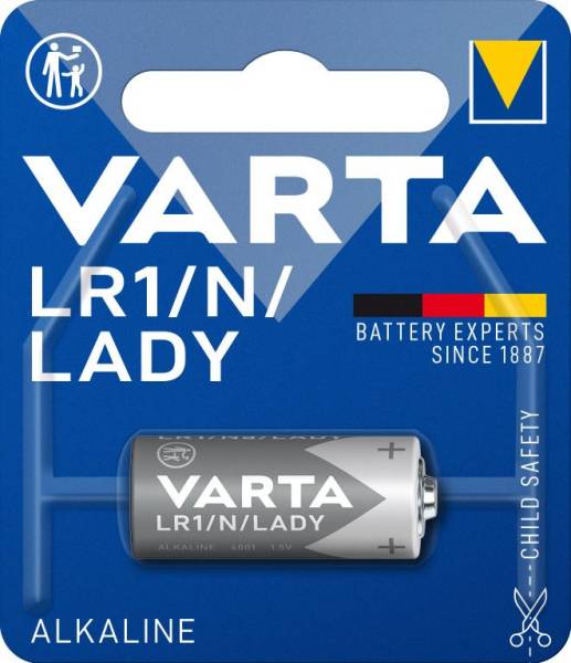 VARTA Batterie Lady LR1 Electronics 04001101401 Bk1St 1.5V