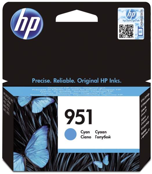 HP Inkjetpatrone Nr. 951 cyan CN050AE