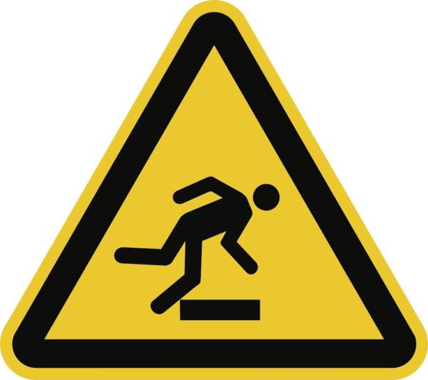 MOEDEL Schild Warnung vor Hindernissen am Boden 2244356 59026 200mm SL