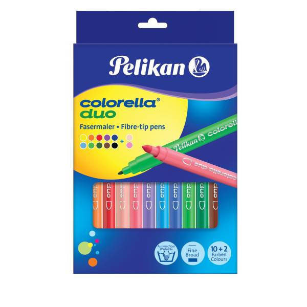 PELIKAN Faserschreiberetui 12ST Duo Colorella 100435923 813846 C407/10+2