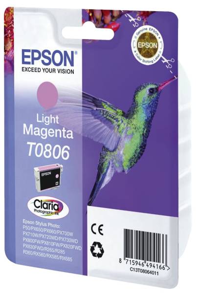 EPSON Inkjetpatrone T0806 l.magenta C13T08064011