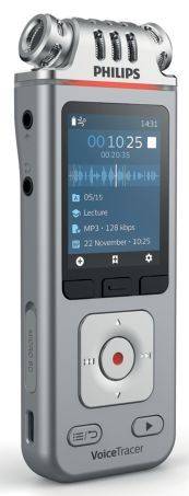 PHILIPS Diktiergerät Digital Voice Tracer silber DVT4110 8GB