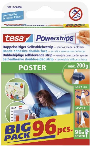 TESA Posterstrips BigPack 58213-00000-03 96ST