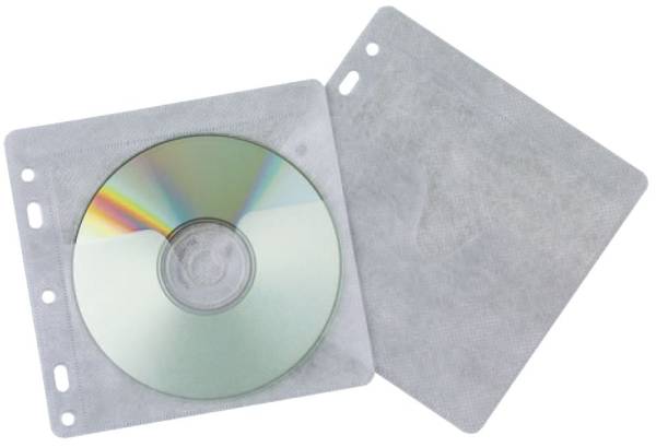 Q-CONNECT CD Hülle 40ST transparent gelocht KF02208