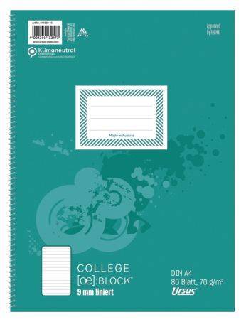 STAUFEN STYLE Collegeblock A4 80BL lin. L21 04433010 70g