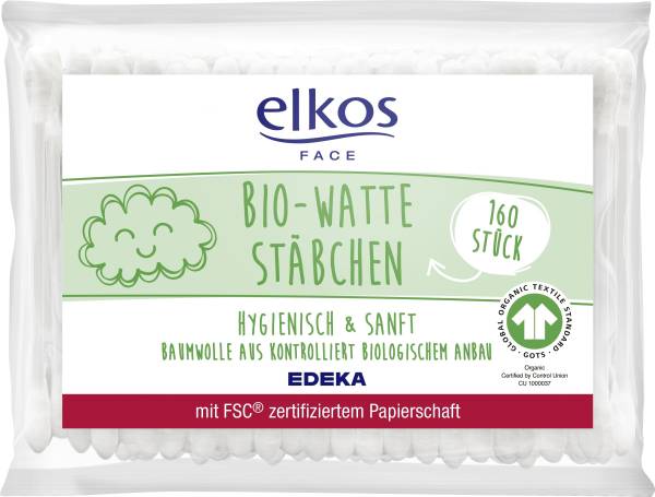 ELKOS Bio-Wattestäbchen Nachfüller 160 ST 5621989000