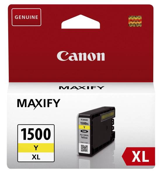 CANON Inkjetpatrone PGI-1500XLY yellow 9195B001