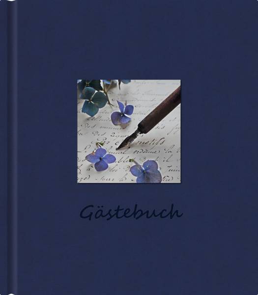 Gästebuch Scriptura blau 1100 21x24cm