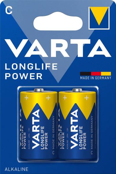 VARTA Batterie LONGLIFE Power Baby1,5V 04914110412/4914121412 2 Stück