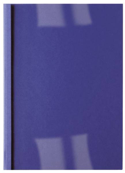 GBC Thermomappe Leder A4 1,5mm/15Bl blau IB451003 100ST