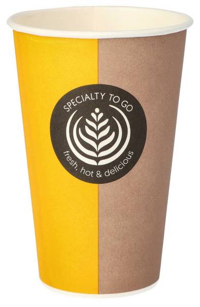 STARPAK Trinkbecher, Pappe >To Go< 0,3 l 50ST 14804