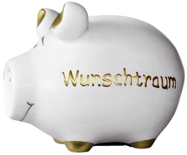 KCG Spardose Schwein klein beige 100785/10035425 Wunschtraum