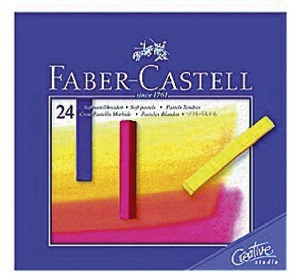 FABER CASTELL Pastellkreide Goldfaber 24ST 128324 Kartonetui