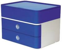 HAN Schubladenbox 2 Laden+Box weiß/blau 1100-14 Allison