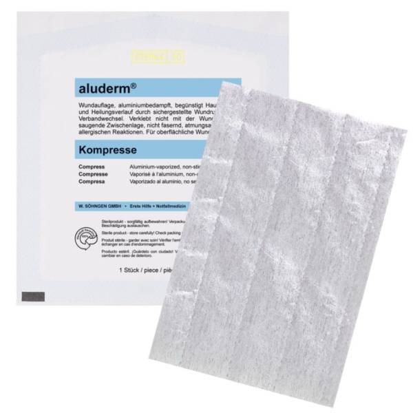 ALUDERM+SILBER Kompresse aluderm 1003209