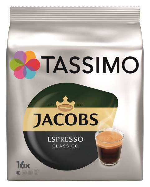 JACOBS Kaffeekapseln Espresso Classico 16ST 4031516 Tassimo