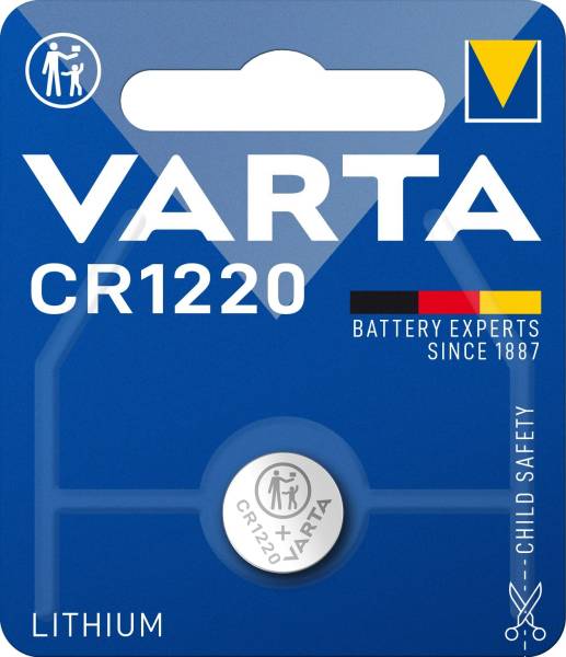 VARTA Batterie Knopf Lithium 3V CR1220 1er 06220101401