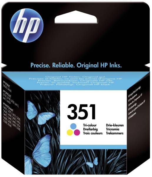 HP Inkjetpatrone Nr. 351 3-färbig CB337EE Vivera