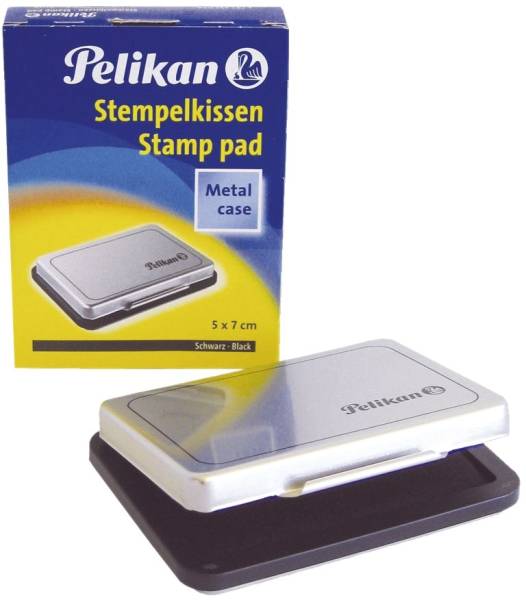 PELIKAN Stempelkissen Gr.3 schwarz 100436061 331066 5x7 Metall