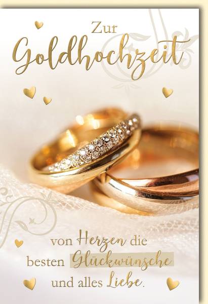 BRAUN+COMPANY Goldhochzeit Ringe 5236-22274