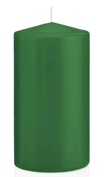 Stumpenkerze dunkelgrün 18323.008 150x80mm