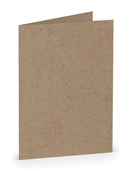 RÖSSLER Briefkarte Paperado A7 HD kraft 16400962 74x105mm gerippt