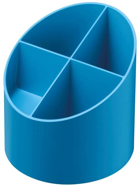 HERLITZ Schreibköcher recycling intensiv blau 50034048 4Fächer