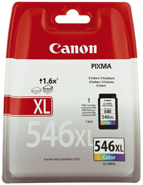 CANON Inkjetpatrone CL546XL 3-färbig 8288B001