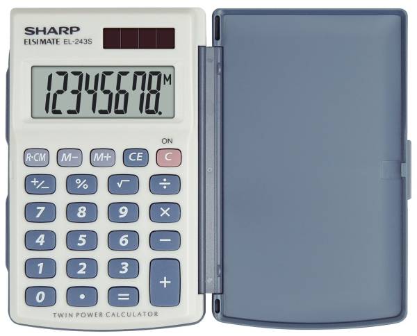 SHARP Taschenrechner 8-stellig EL243S