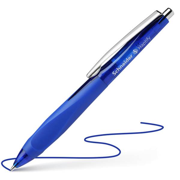 SCHNEIDER Kugelschreiber Haptify M blau 135303
