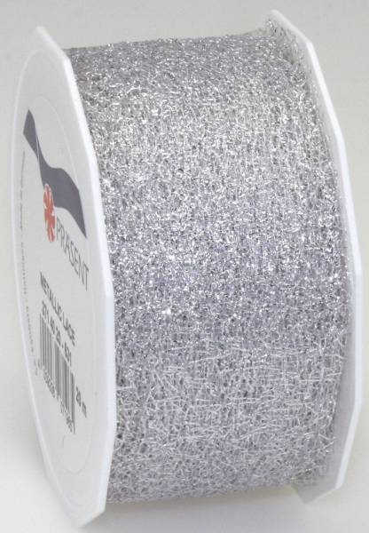 Zierband silber 71 4020-631 40 mm 20 m