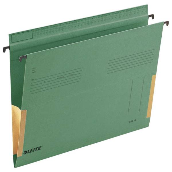 LEITZ Hängetasche grün Serie 18 18160055 m.Leinenfr 320g