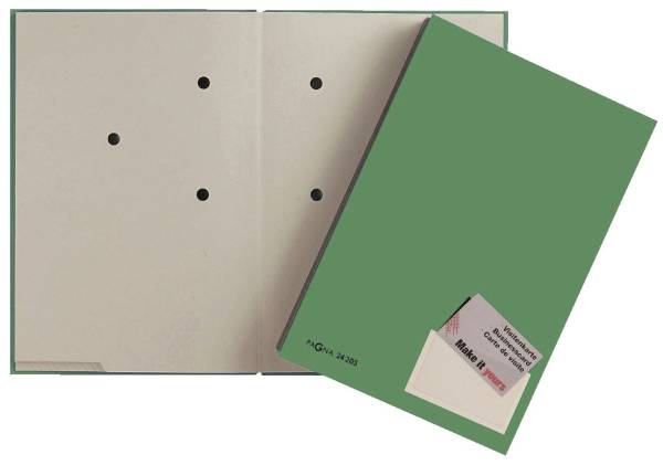 PAGNA Unterschriftsmappe 20 tlg grün 24205-03 Color Pappe