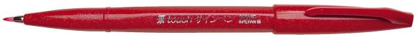PENTEL Faserschreiber SignPen Brush rot SES15C-B Pinselspitze 0,2-2mm