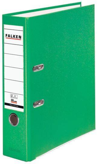 FALKEN Ordner S80 8cm hellgrün 11286739 PP-Color