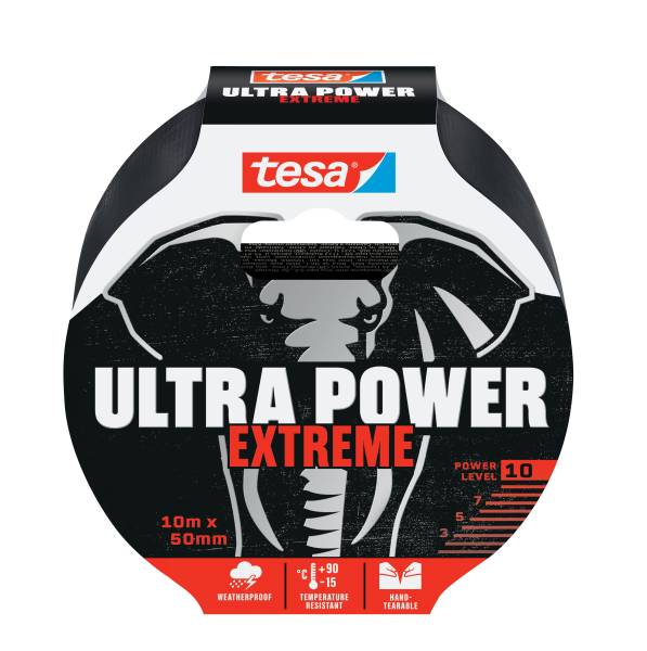 TESA Gewebeband Ultra Power Extreme schwarz 56622-00000-00 50mm x10m