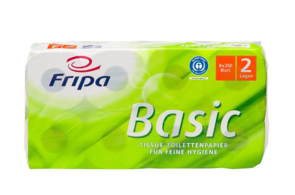 FRIPA Toilettenpapier 2-lag. 8RL weiß 1510805 Basic
