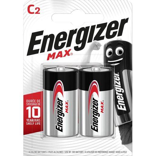 ENERGIZER Batterie Baby C 2 Stück weiß/rot E302306701 Max