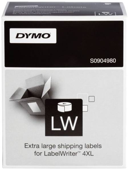DYMO Thermoetiketten 104x159mm weiß S0904980