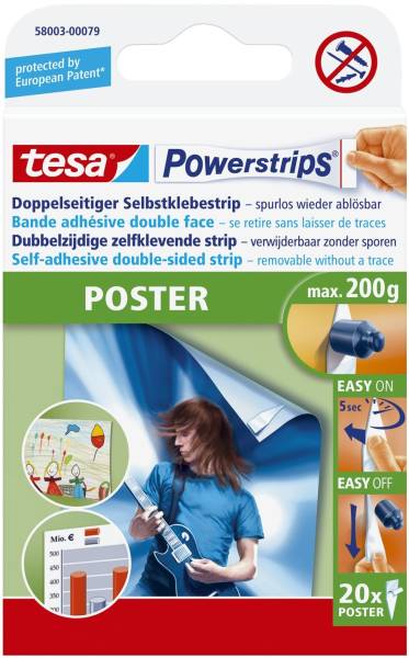TESA Posterstrips 58003-00079-04 20ST