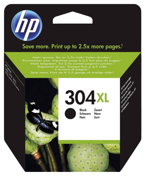HP Inkjetpatrone Nr. 304XL schwarz N9K08AE