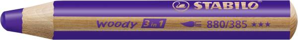 STABILO Aquarellfarbstift violett 880/385 Woody 3 in 1