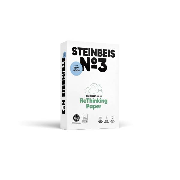 STEINBEIS Kopierpapier No.3 Rec. 80g weiß A4 500Bl K1606666080A 80493879