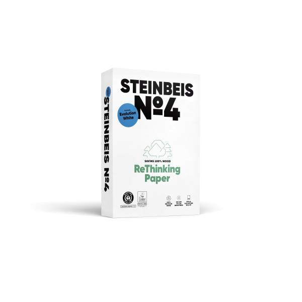 STEINBEIS Kopierpapier No.4 Rec. 80g weiß A4 500BL K1706666080A 80493878
