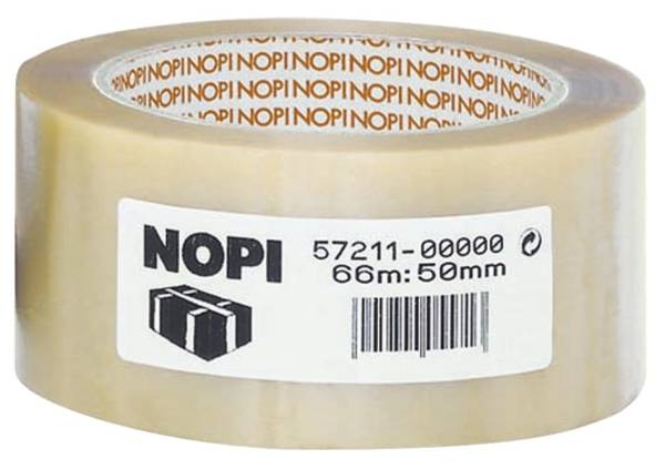 NOPI Packband 50mm 66m transparent 57211-00000-04 Tesapack
