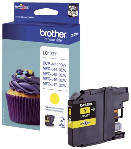 BROTHER Inkjetpatrone yellow LC123Y