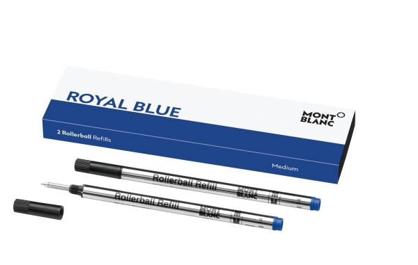 MONT BLANC Tintenrollermine M royal blau 128233